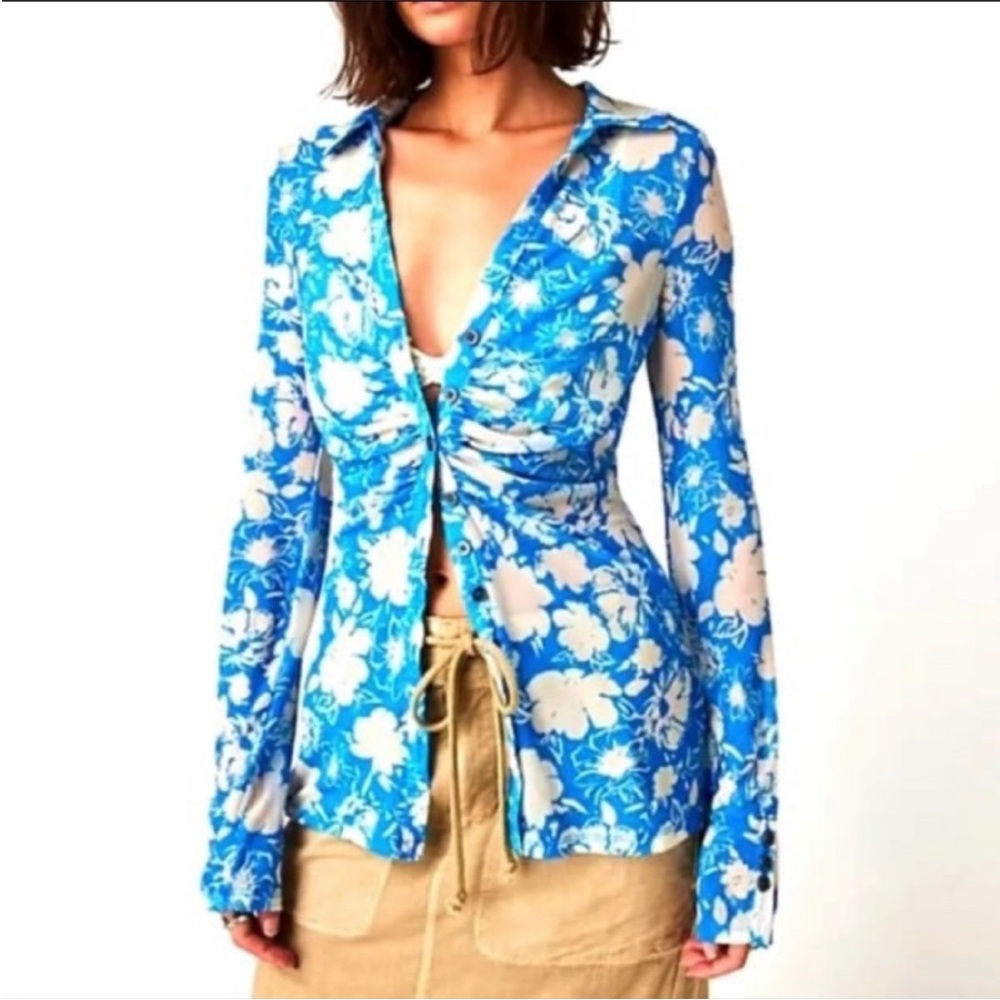 Free People Lucky Shirtee Blue Sky Combo SALE!